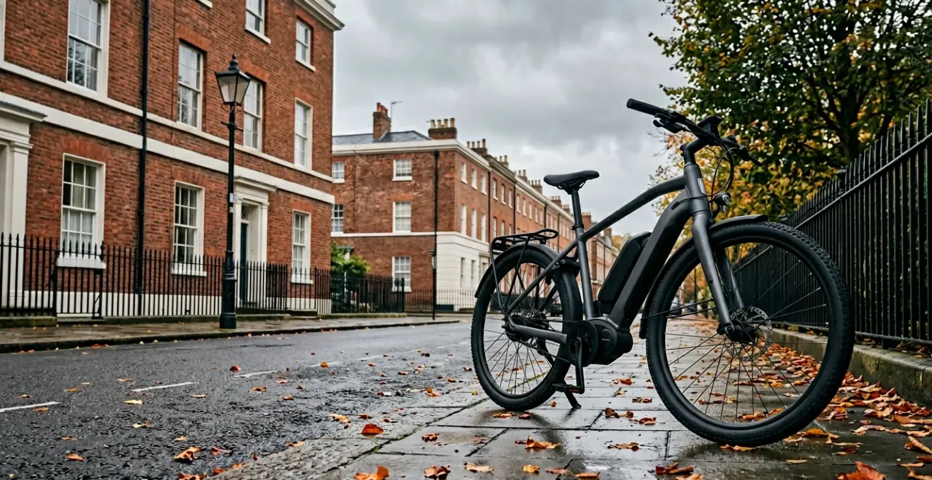 Legal electric bike complying with UK EAPC regulations on British road